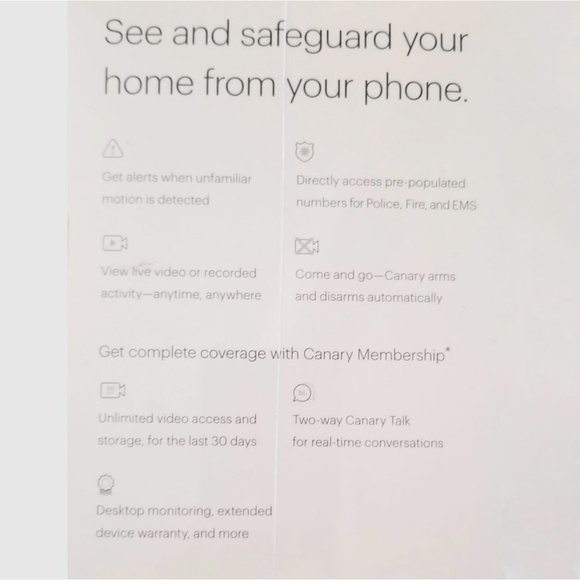 Canary View Indoor Home Smart Security Camera NIB - Picture 2 of 5